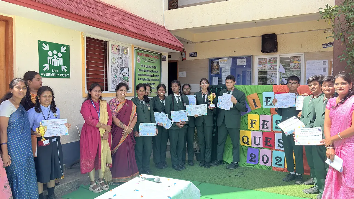 student getting certificates